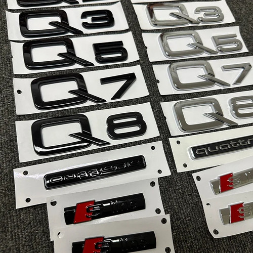 Audi sline quattro heck emblem - sline,