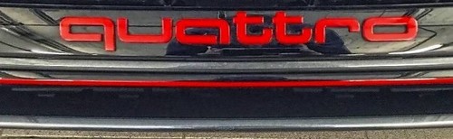 Quattro emblem kühlergrill - quattro,